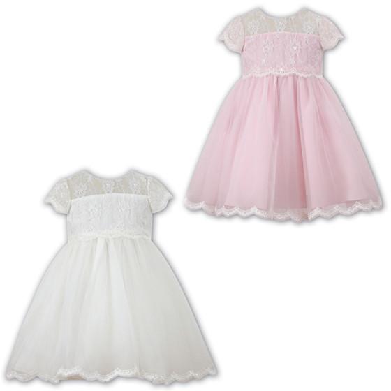 Sarah Louise Cap Sleeve Lace Flowergirl Dress #070060